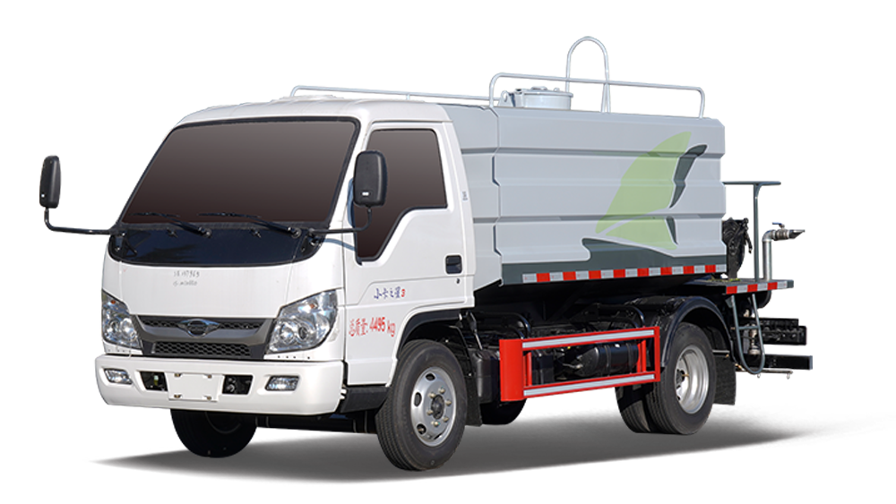 福田时代小卡之星3净浆洒布车-方罐抑尘