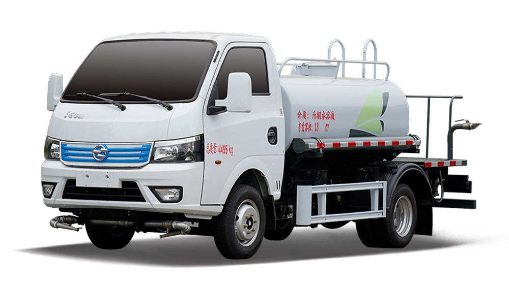 东风天锦纯电动抑尘洒水车